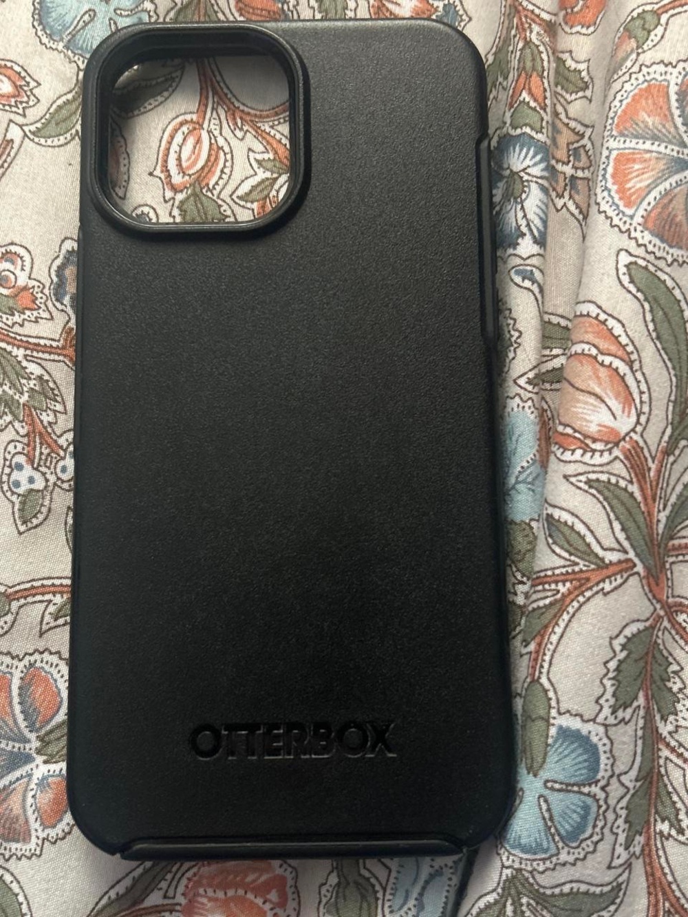OtterBox Black Protective Phone Case with Raised Camera Lip